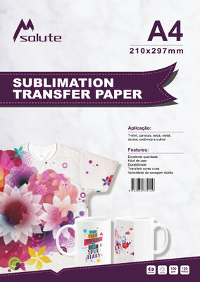 Digital Printing Sublimation Heat Transfer Paper 35g - 100g With Matte Smooth Surface