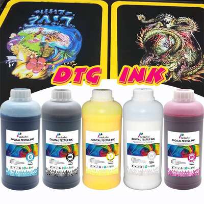 Tinta a base de pigmento para cortar piezas de ropa Impresión DTG